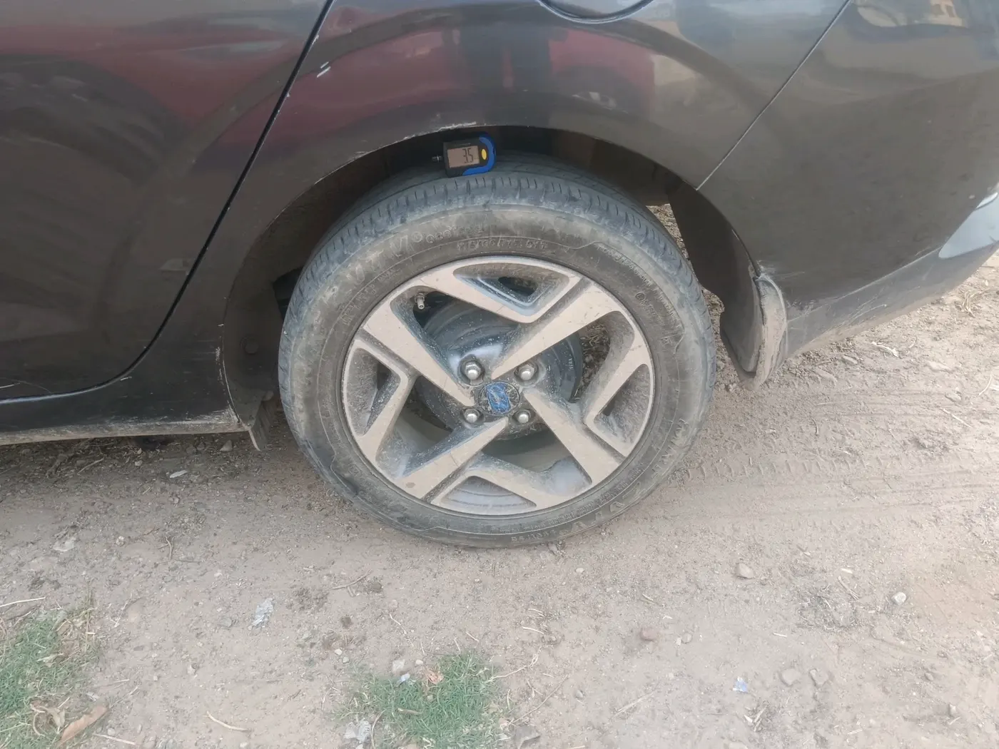 2024 Hyundai AURA SX 1.2 CNG, CNG, Manual, 43,469 km, tyre