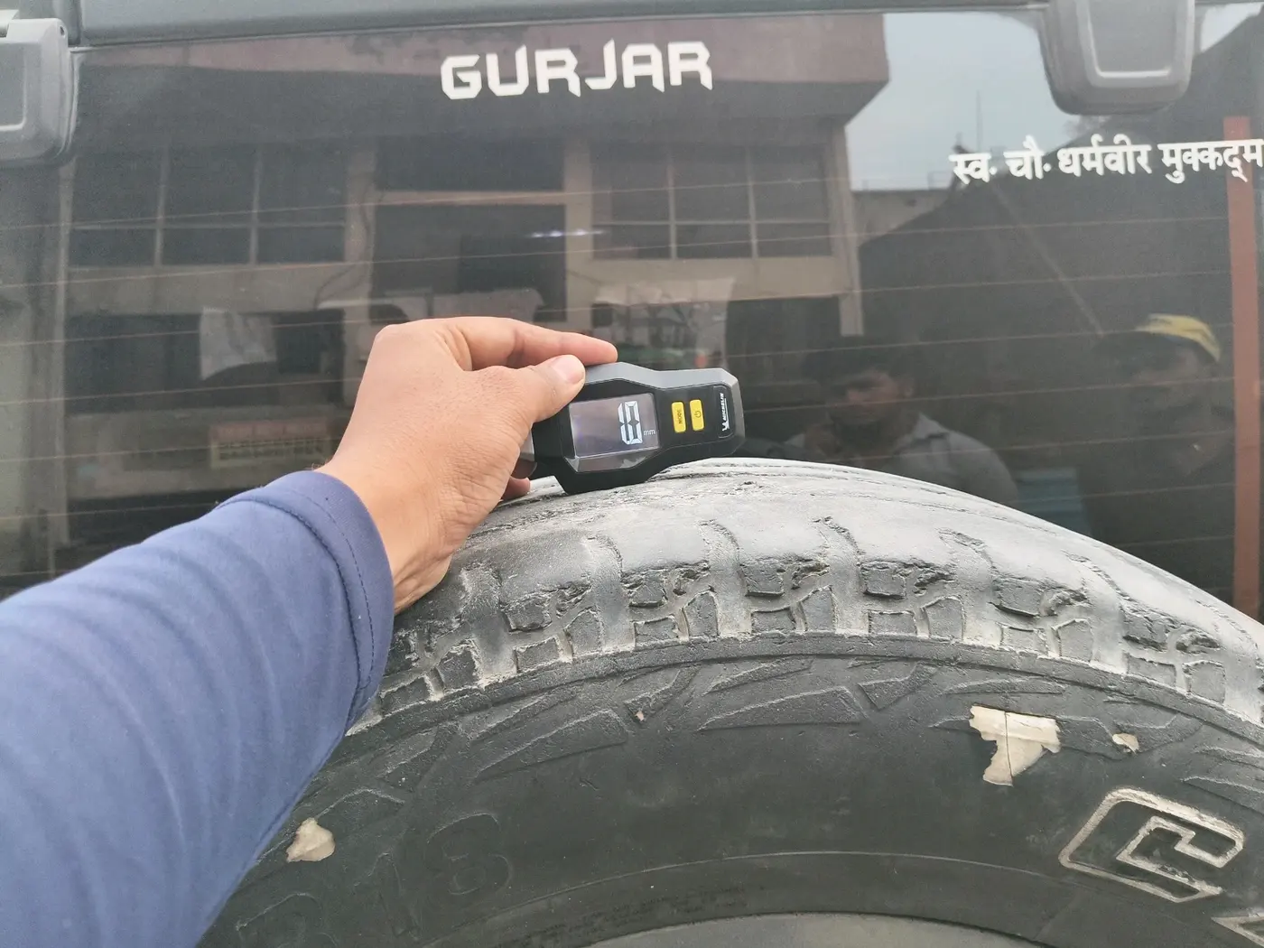 2021 Mahindra Thar LX D AT 4WD HT, Diesel, Automatic, 84,326 km, tyre