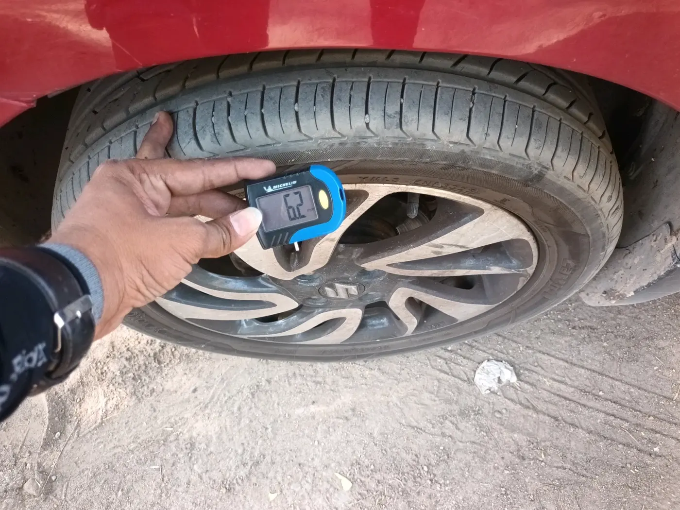 2019 Maruti Baleno ALPHA CVT PETROL 1.2, Petrol, Automatic, 63,581 km, tyre