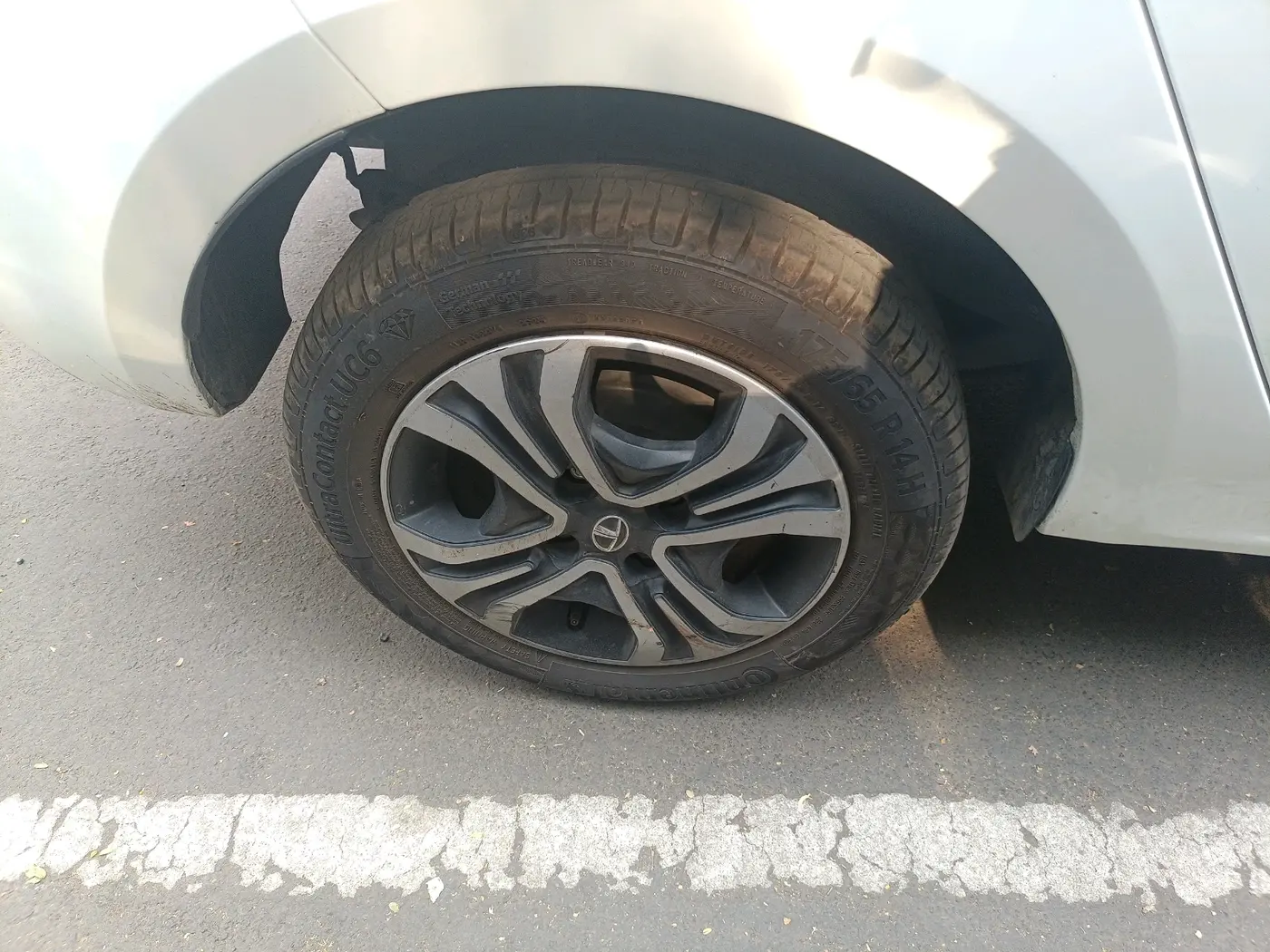 2023 Tata TIGOR XZ PLUS CNG, CNG, Manual, 56,048 km, tyre