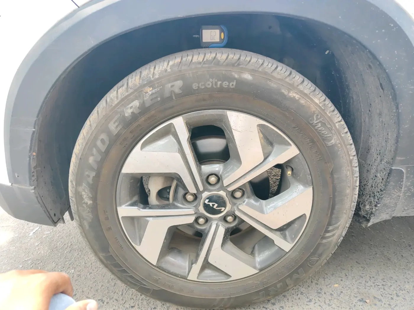 2021 KIA SONET HTX 1.5, Diesel, Manual, 77,228 km, tyre