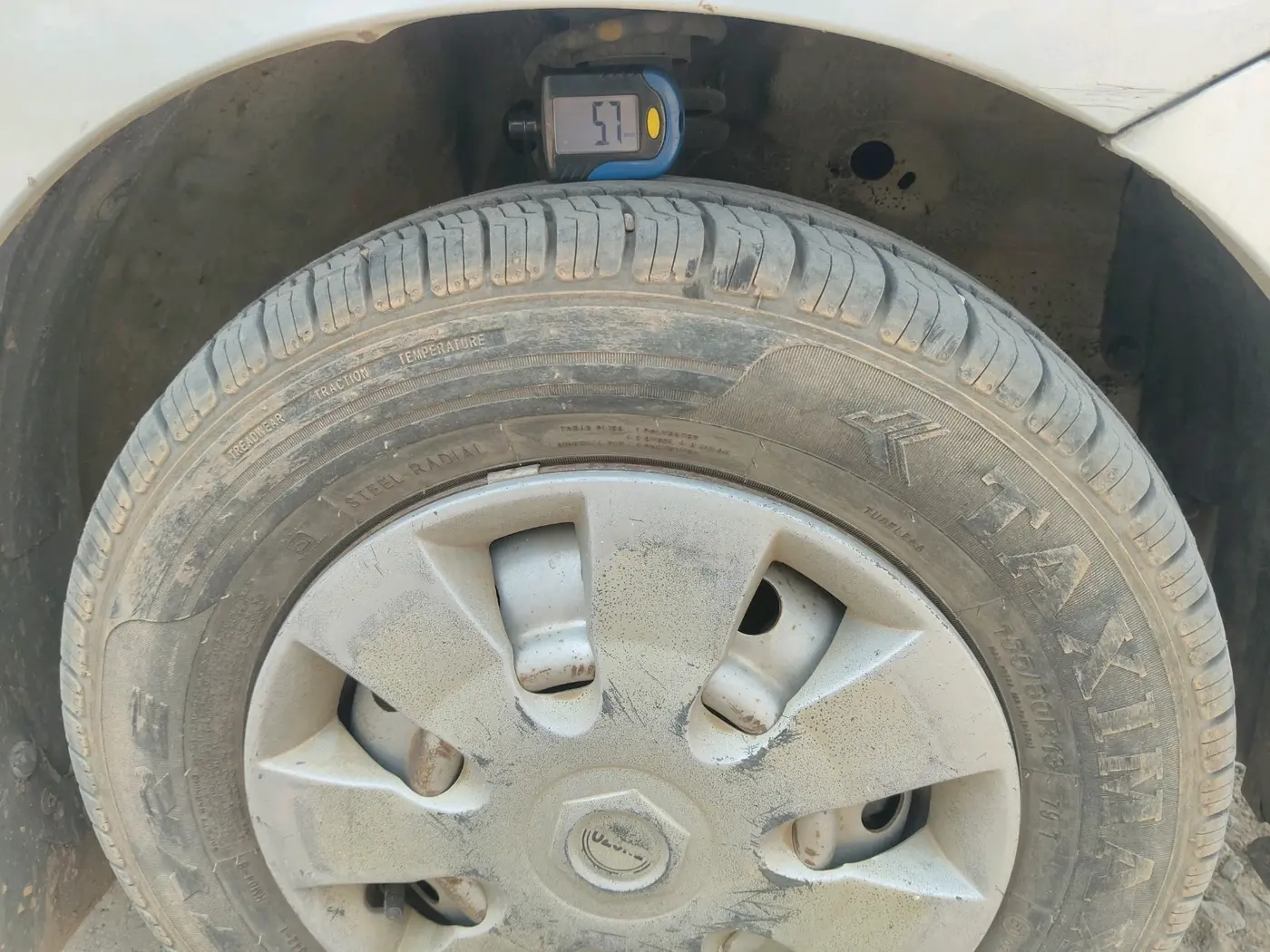 2011 Maruti Wagon R 1.0 LXI CNG, CNG, Manual, 91,586 km, tyre