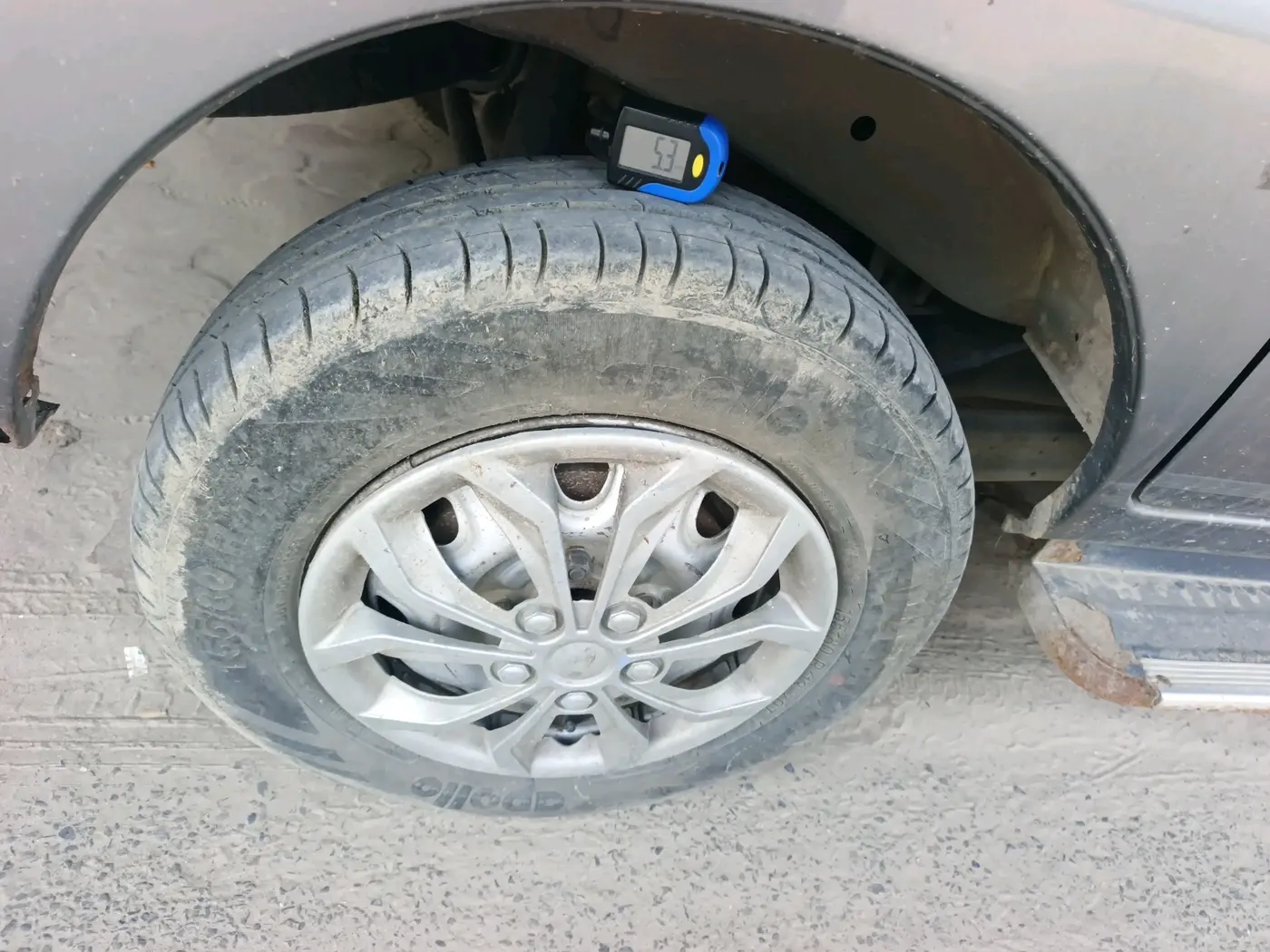 2019 Maruti Eeco 5 STR WITH A/C+HTR CNG, CNG, Manual, 44,059 km, tyre