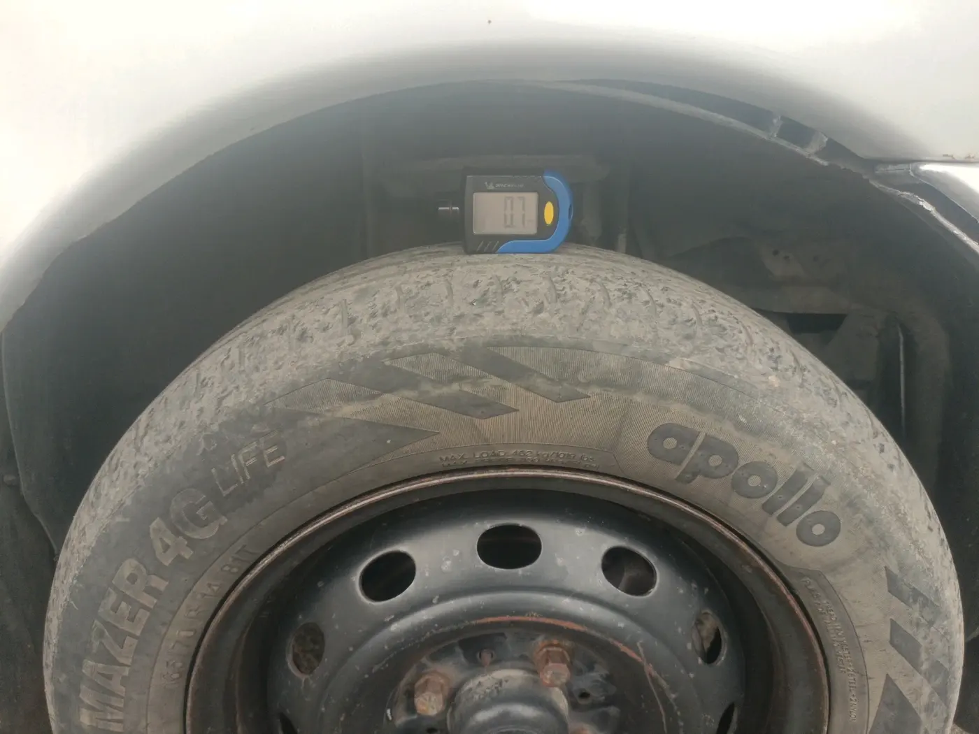2016 Tata Indigo ECS LX TDI, Diesel, Manual, 1,17,417 km, tyre