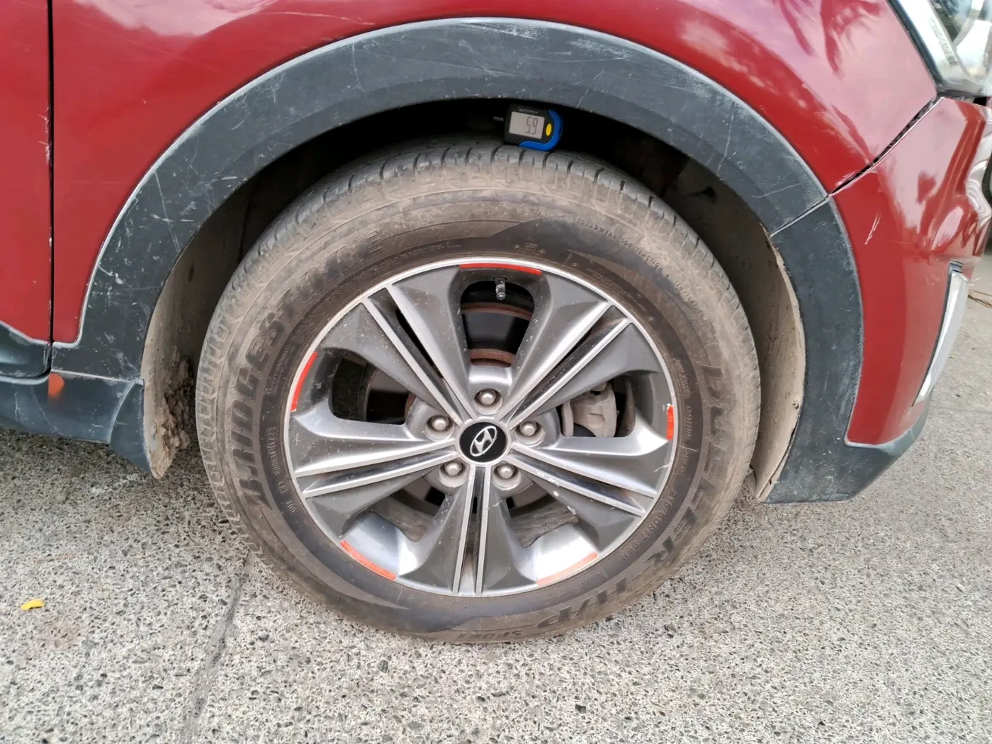 2017 Hyundai Creta SX PLUS AT 1.6 PETROL, Petrol, Automatic, 86,652 km, tyre