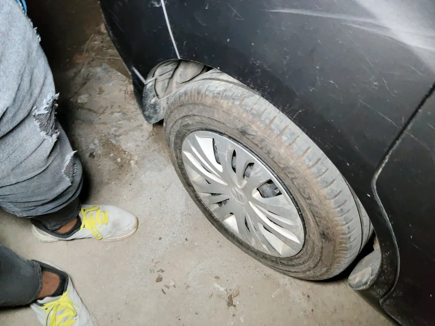 2013 Maruti Ertiga VXI, Petrol, Manual, 79,926 km, tyre