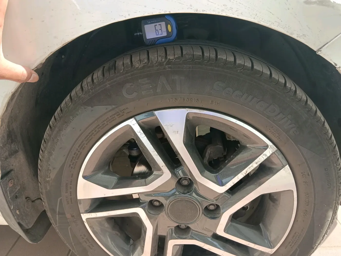 2021 Tata Tiago XZA PLUS PETROL, Petrol, Automatic, 59,874 km, tyre