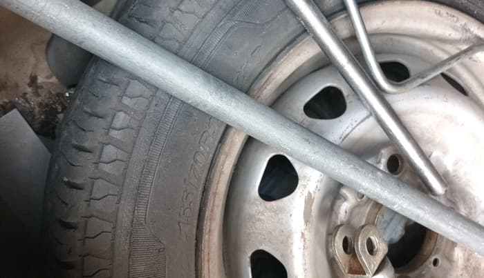 2015 Tata Indica EV2 LS, Diesel, Manual, 1,23,271 km, tyre