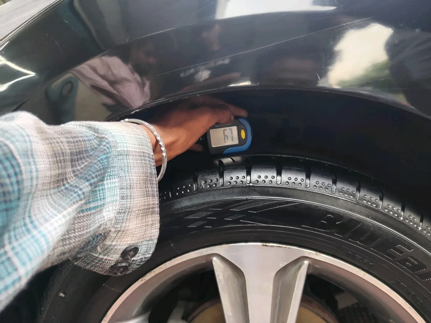 2018 Hyundai Verna 1.6 VTVT SX (O) AT, CNG, Automatic, 69,775 km, tyre