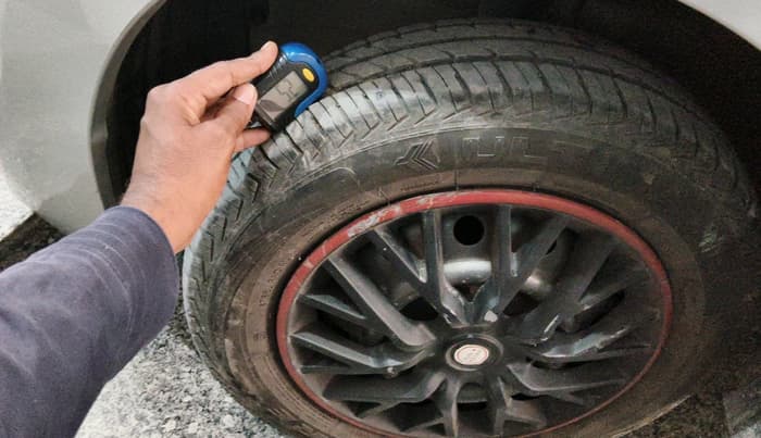 2018 Maruti Wagon R 1.0 LXI CNG, CNG, Manual, 80,501 km, tyre