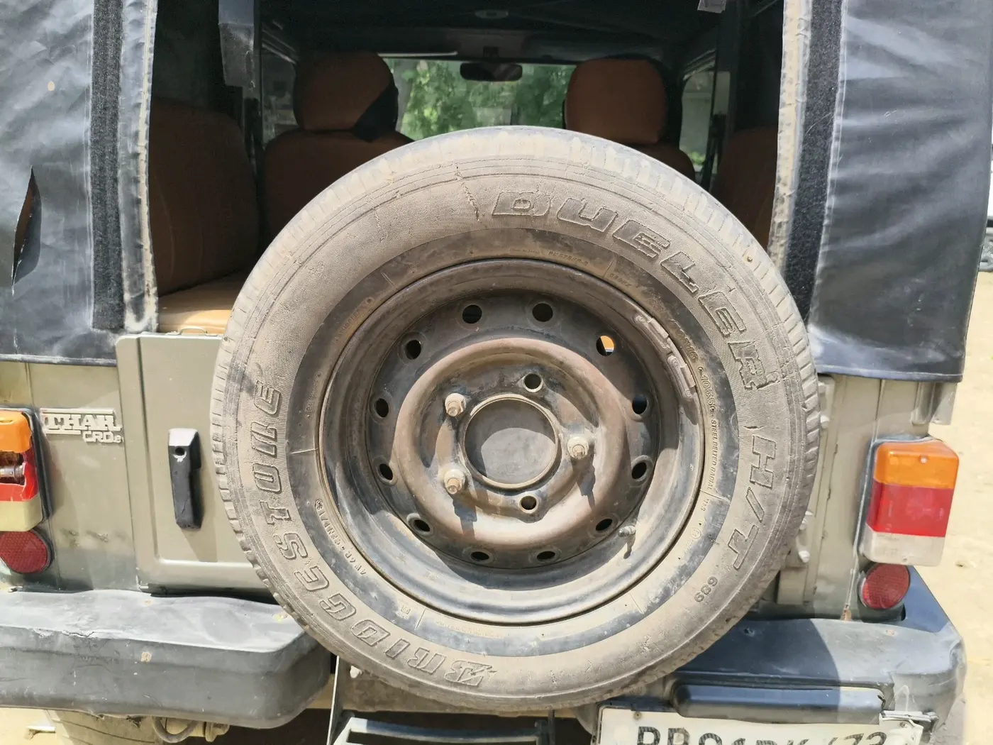 2018 Mahindra Thar CRDE 4X4 AC, Diesel, Manual, 62,428 km, tyre