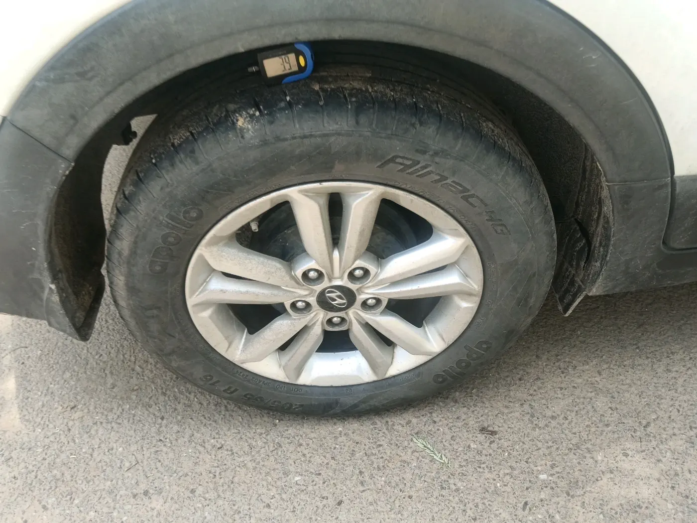 2016 Hyundai Creta SX PLUS 1.6 DIESEL, Diesel, Manual, 1,58,811 km, tyre