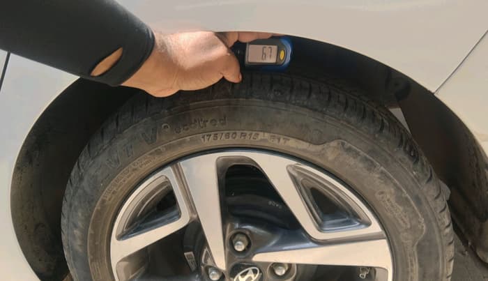 2023 Hyundai AURA SX 1.2, Petrol, Manual, 7,483 km, tyre