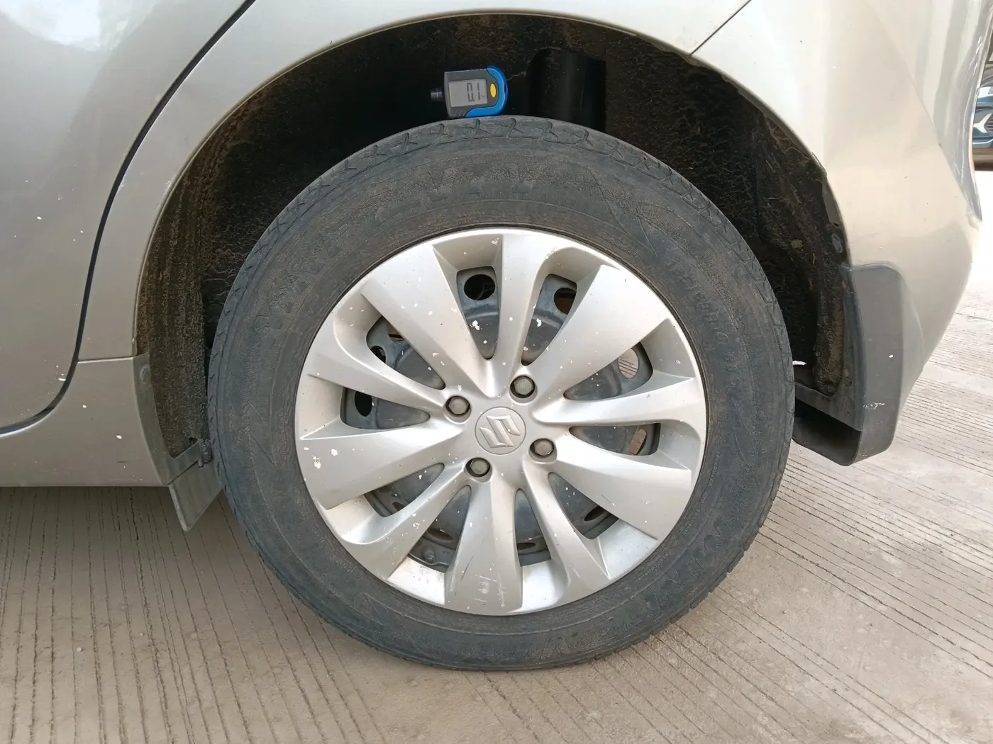 2016 Maruti Baleno DELTA CVT PETROL 1.2, Petrol, Automatic, 68,859 km, tyre