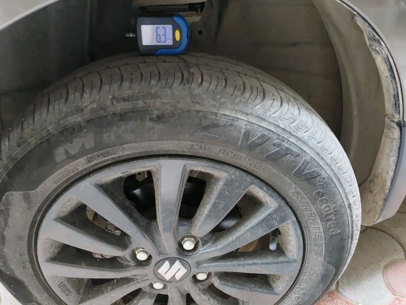 2023 Maruti New Wagon-R ZXI PLUS 1.2, Petrol, Manual, 4,851 km, tyre