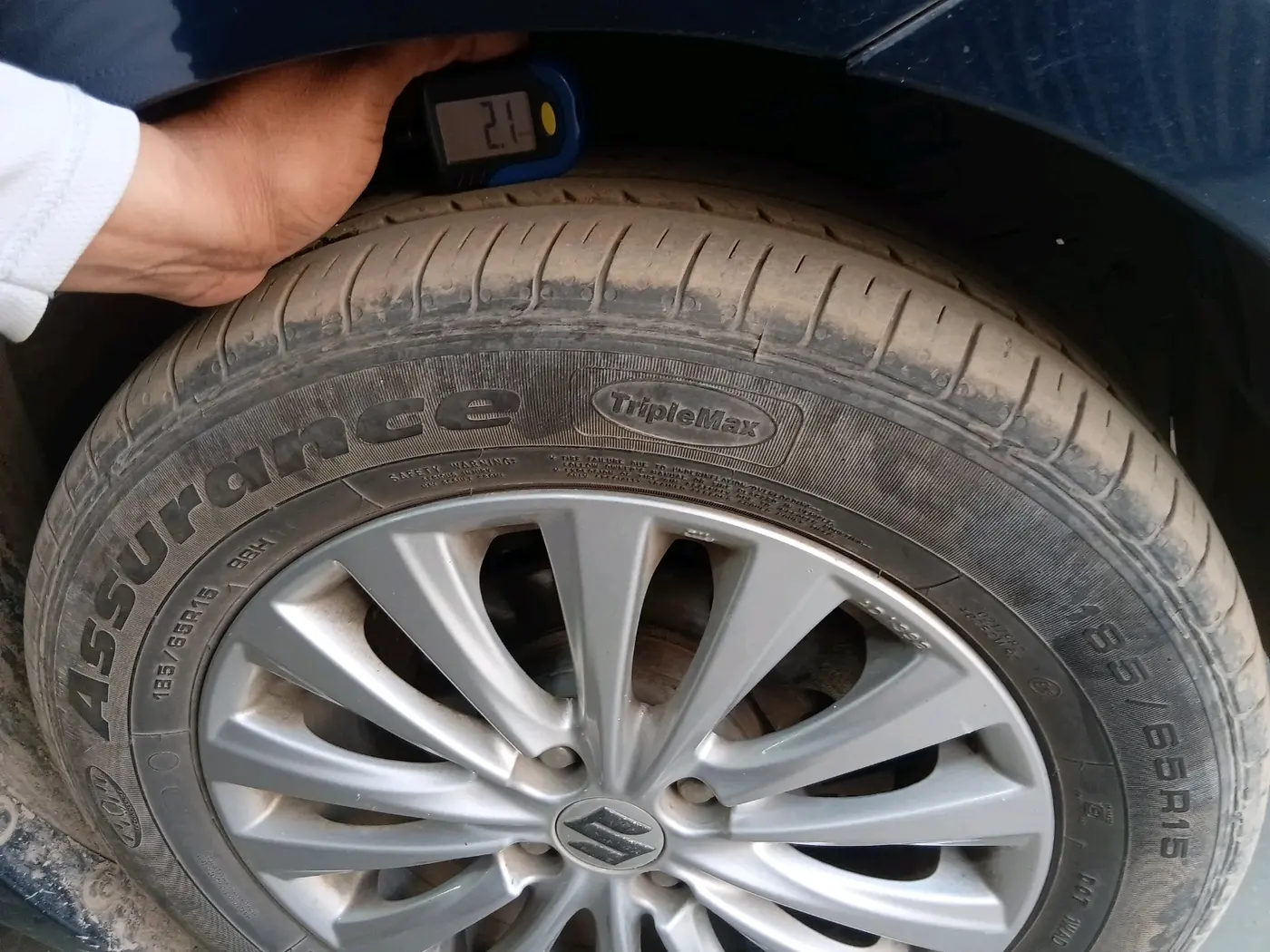 2022 Maruti Ciaz ZETA 1.5 SHVS MT PETROL, Petrol, Manual, 39,323 km, tyre
