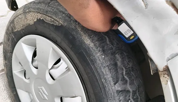 2022 Maruti Eeco 7 STR STD(O), Petrol, Manual, 1,13,436 km, tyre