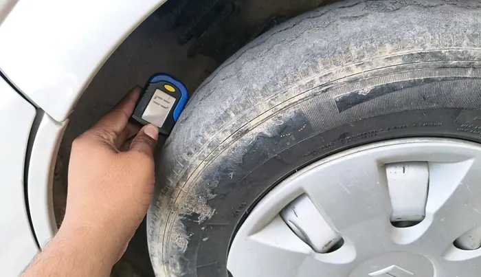 2022 Maruti Eeco 7 STR STD(O), Petrol, Manual, 1,13,436 km, tyre