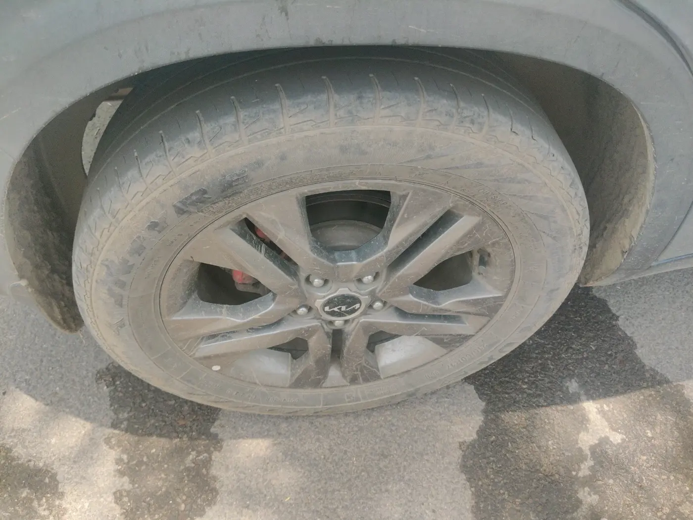 2022 KIA SELTOS HTX IVT 1.5 PETROL, Petrol, Automatic, 74,895 km, tyre
