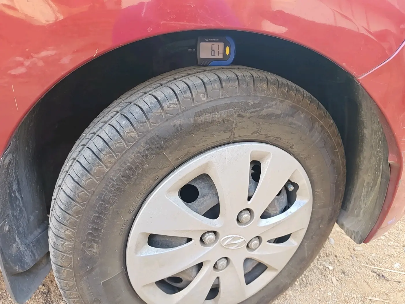 2011 Hyundai i10 SPORTZ 1.2, Petrol, Manual, 66,108 km, tyre