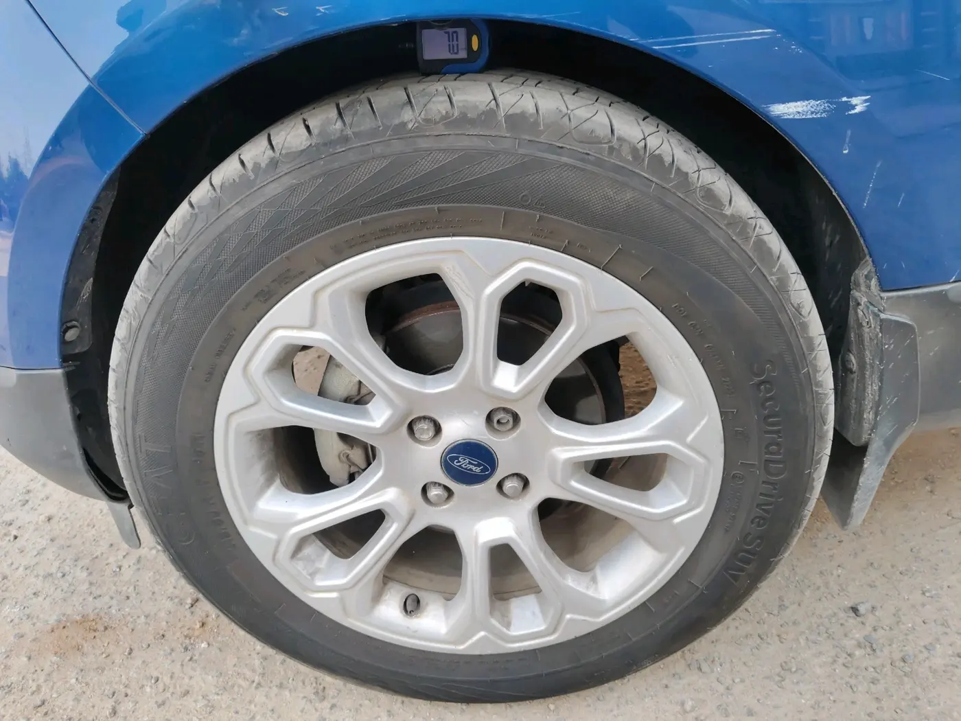 2018 Ford Ecosport TITANIUM + 1.5L PETROL AT, Petrol, Automatic, 96,507 km, tyre