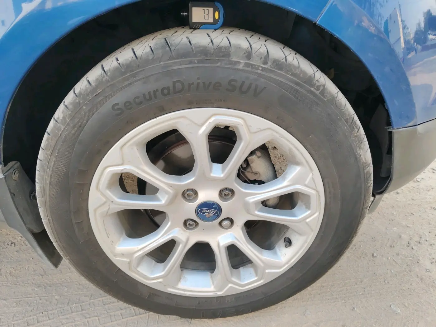 2018 Ford Ecosport TITANIUM + 1.5L PETROL AT, Petrol, Automatic, 96,507 km, tyre