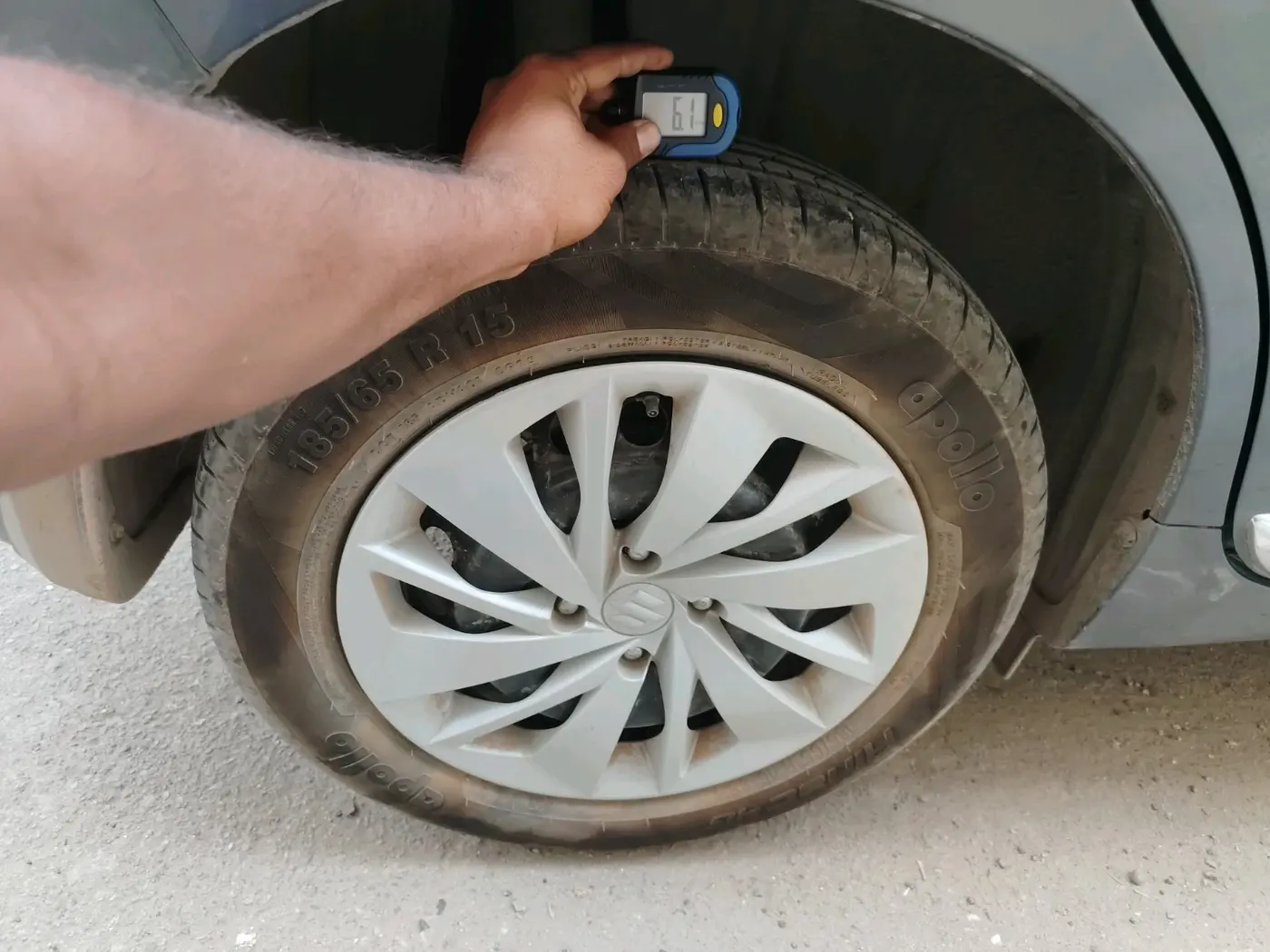 2025 Maruti Baleno DELTA PETROL 1.2, Petrol, Manual, 29,777 km, tyre