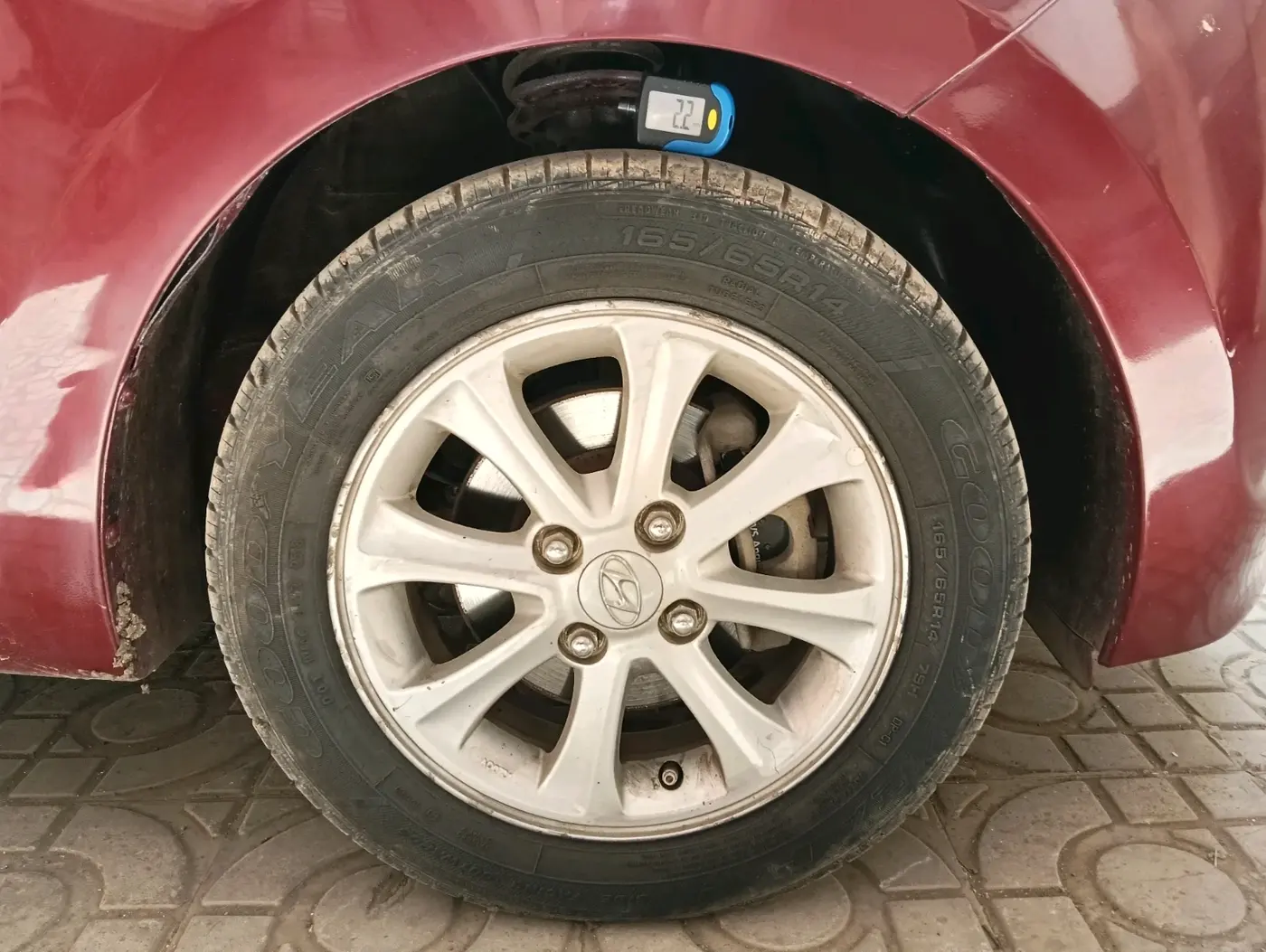 2014 Hyundai Grand i10 ASTA AT 1.2 KAPPA VTVT, Petrol, Automatic, 48,555 km, tyre