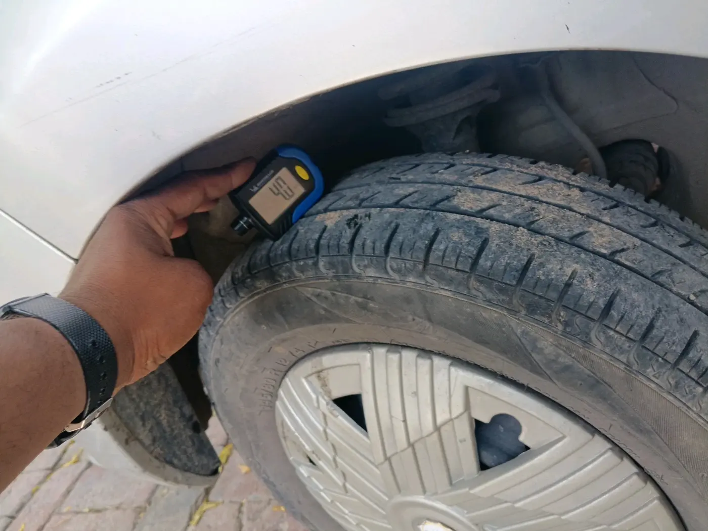 2013 Maruti Alto 800 LX, Petrol, Manual, 86,602 km, tyre