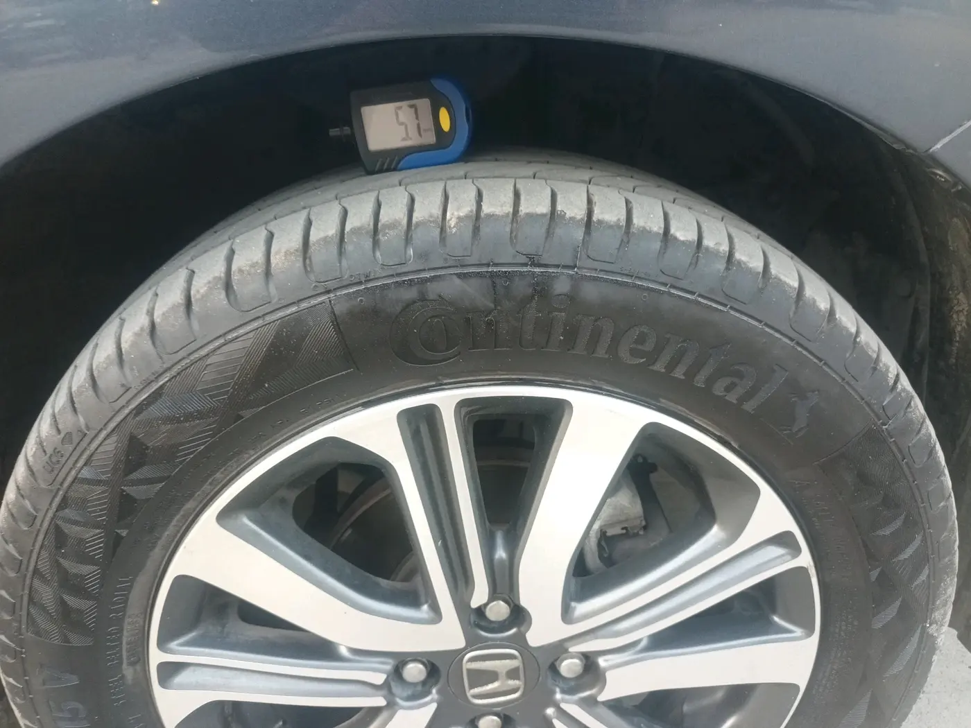 2022 Honda Amaze 1.2L I-VTEC VX CVT, Petrol, Automatic, 74,080 km, tyre