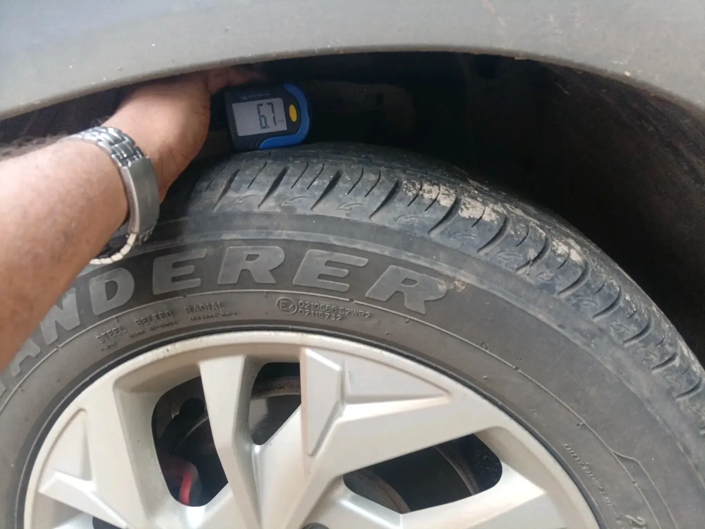 2022 Hyundai Creta SX 1.5 DIESEL, Diesel, Manual, 1,25,771 km, tyre