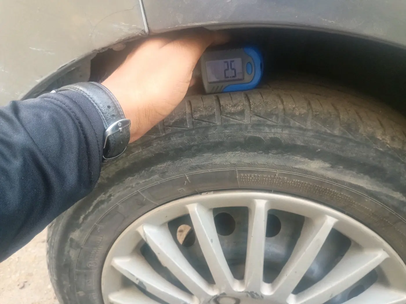 2019 Maruti Celerio VXI CNG, CNG, Manual, 1,24,000 km, tyre