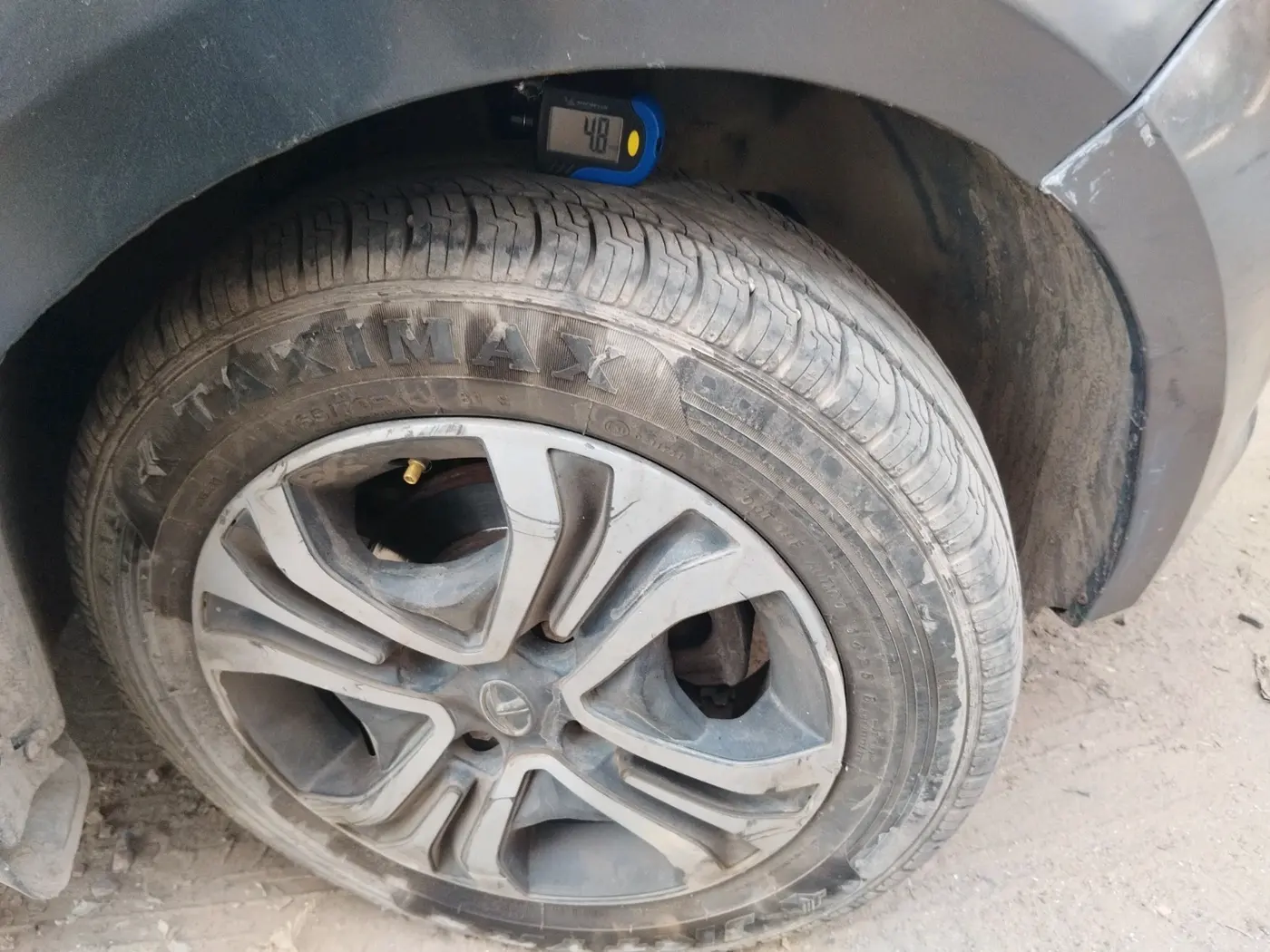 2022 Tata TIGOR XZ PLUS CNG, CNG, Manual, 85,544 km, tyre