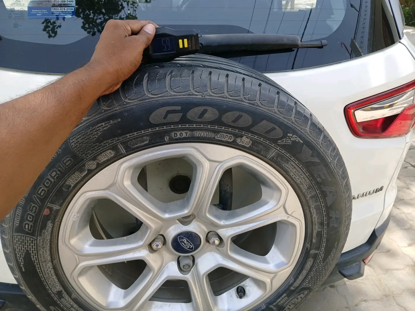 2019 Ford Ecosport TITANIUM + 1.5L PETROL, Petrol, Manual, 35,026 km, tyre