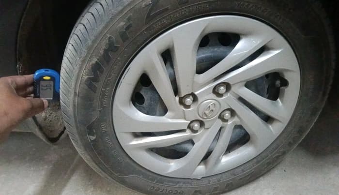 2021 Hyundai AURA S 1.2 CNG, CNG, Manual, 93,322 km, tyre
