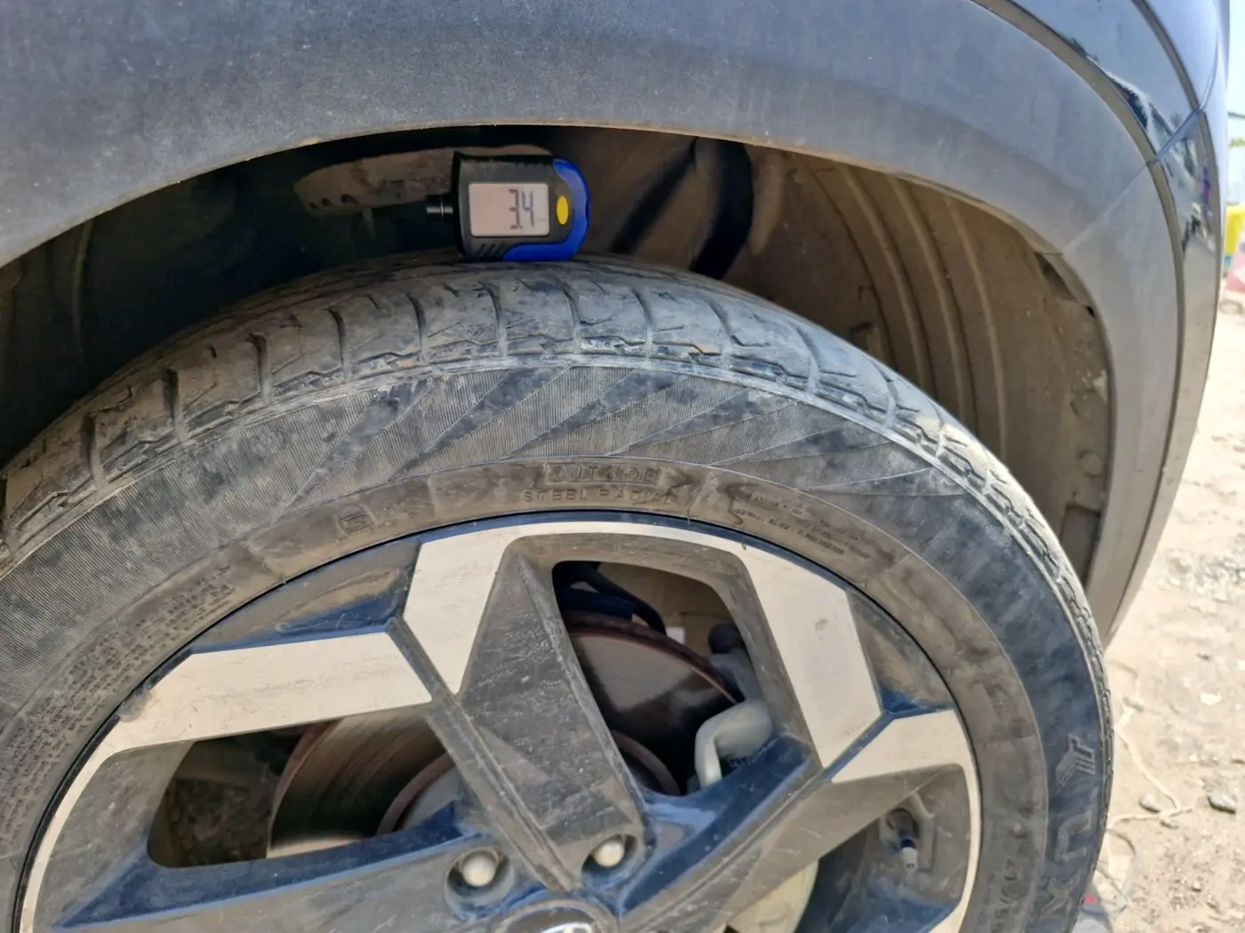 2023 Hyundai ALCAZAR 1.5 SIGNATURE (O) AT 7STR, Diesel, Automatic, 69,467 km, tyre