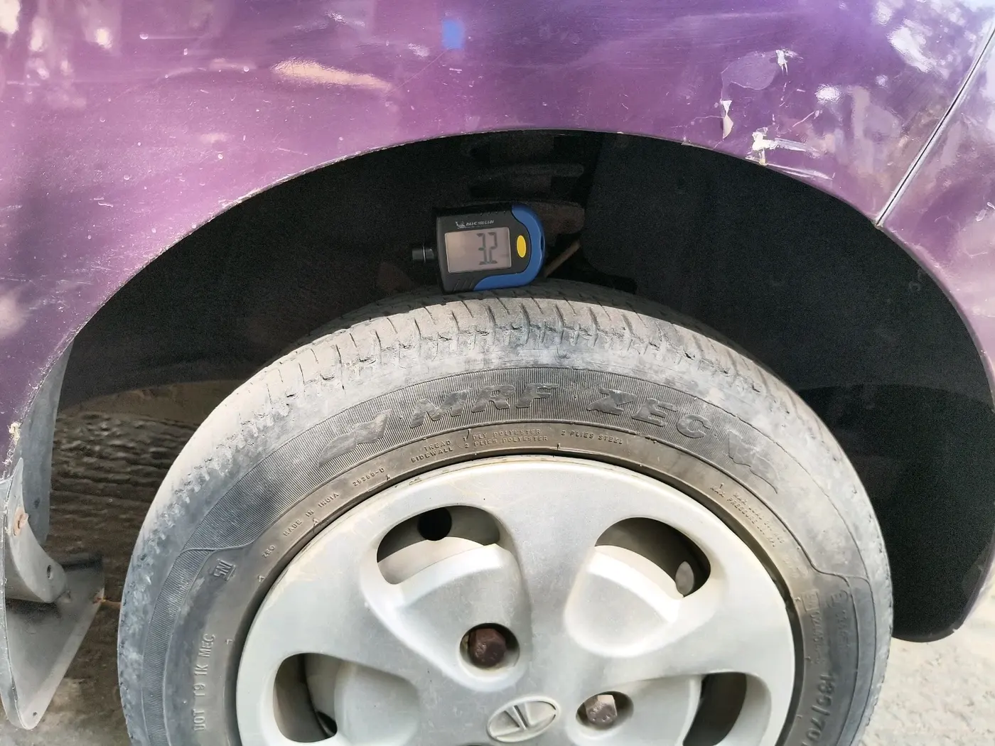 2016 Tata Nano TWIST XTA, Petrol, Automatic, 27,377 km, tyre