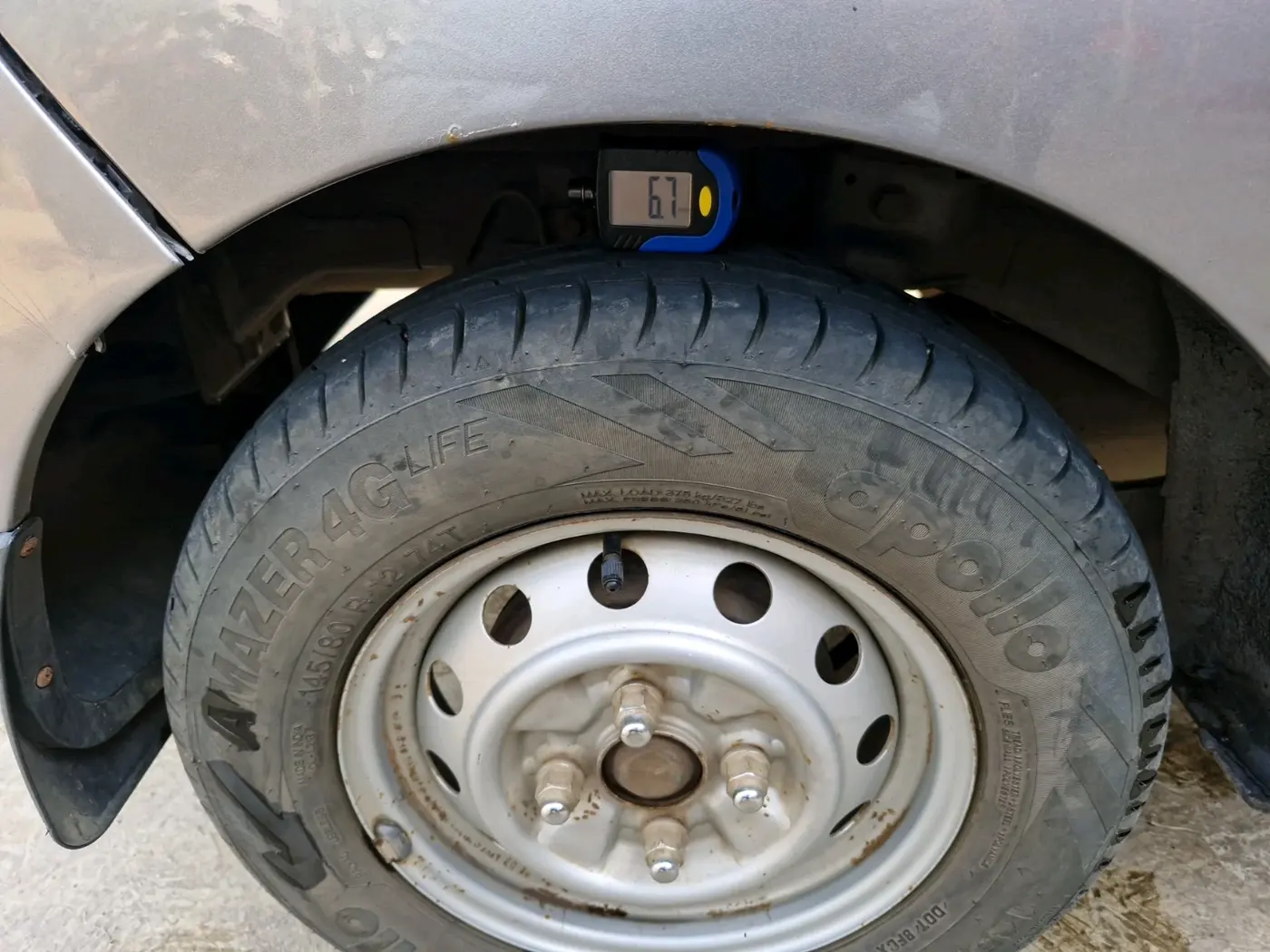 2014 Hyundai Eon D-LITE, Petrol, Manual, 47,286 km, tyre