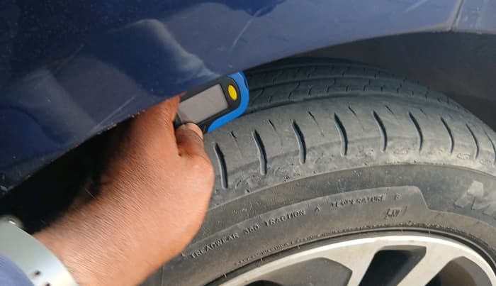 2023 Tata ALTROZ XZA PLUS, Petrol, Automatic, 24,432 km, tyre