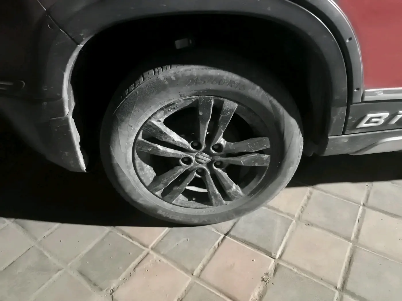 2019 Maruti Vitara Brezza ZDI PLUS, Diesel, Manual, 95,299 km, tyre