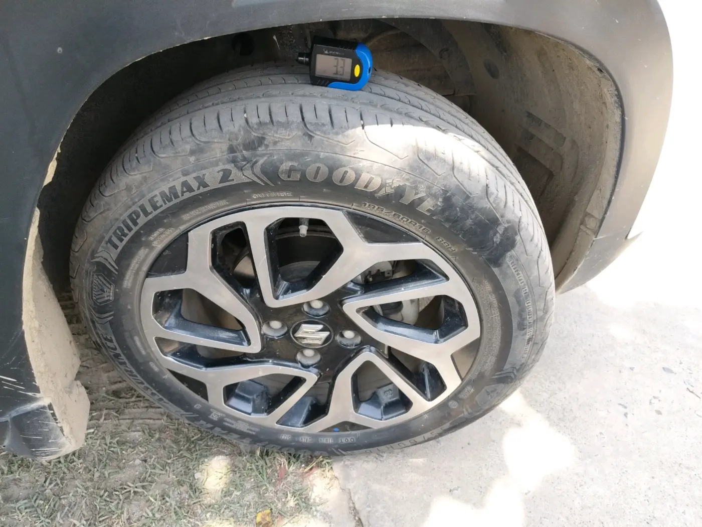 2024 Maruti FRONX SIGMA 1.2 MT, Petrol, Manual, 34,991 km, tyre