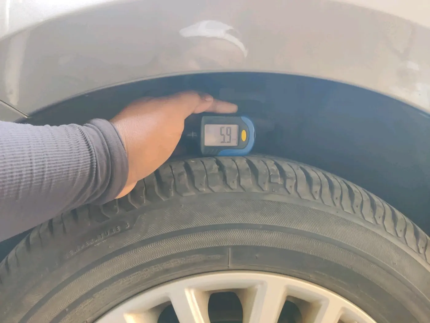 2023 Maruti Dzire ZXI CNG, CNG, Manual, 7,241 km, tyre