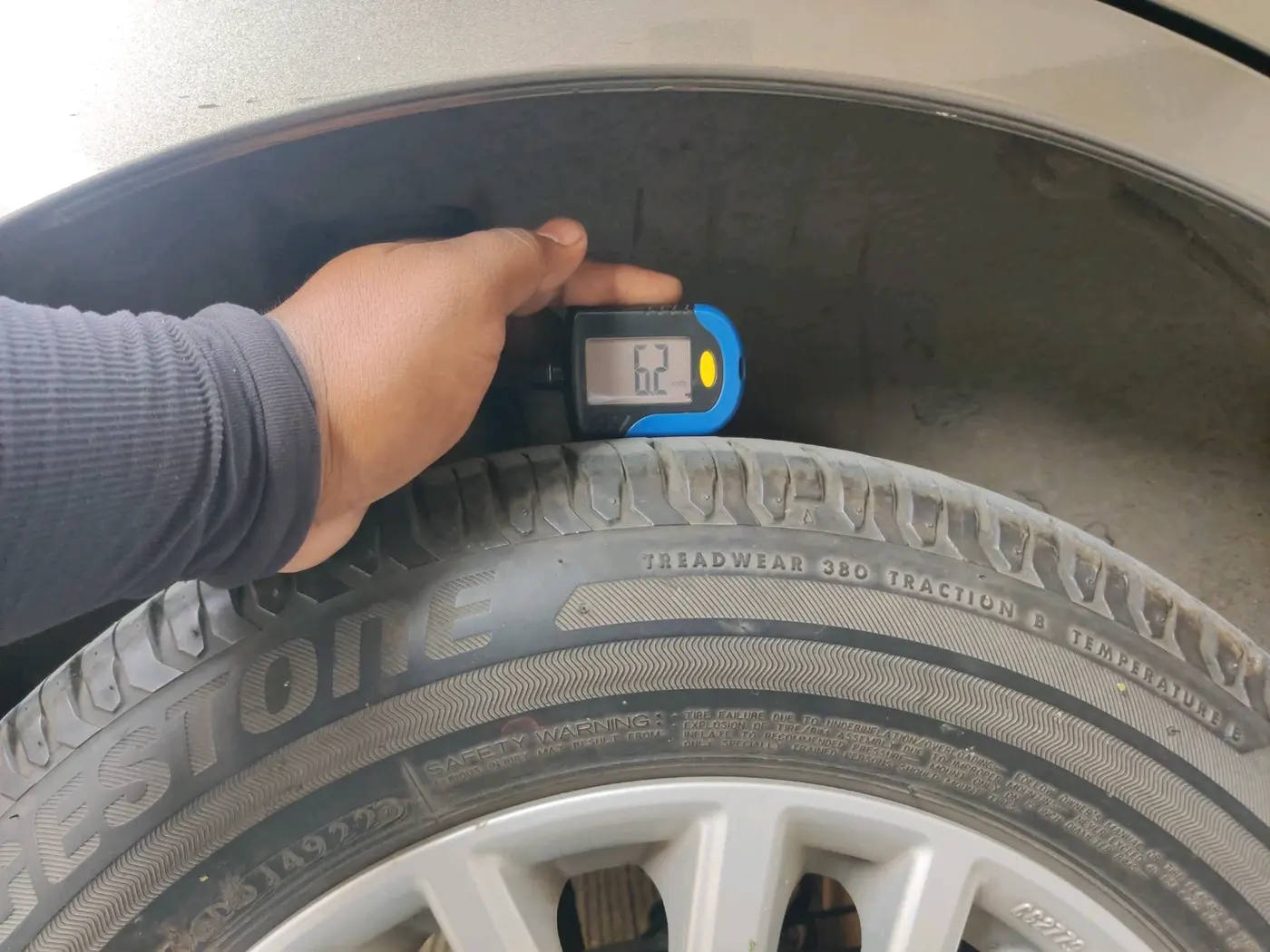 2023 Maruti Dzire ZXI CNG, CNG, Manual, 7,241 km, tyre
