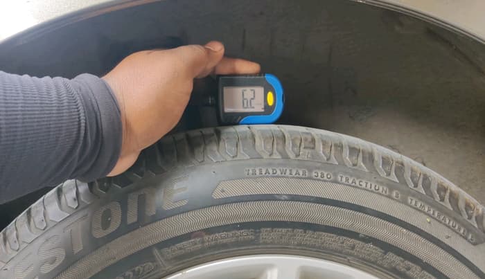 2023 Maruti Dzire ZXI CNG, CNG, Manual, 7,241 km, tyre