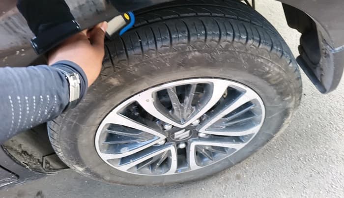 2024 Maruti Ertiga ZXI AT SHVS, Petrol, Automatic, 78,645 km, tyre