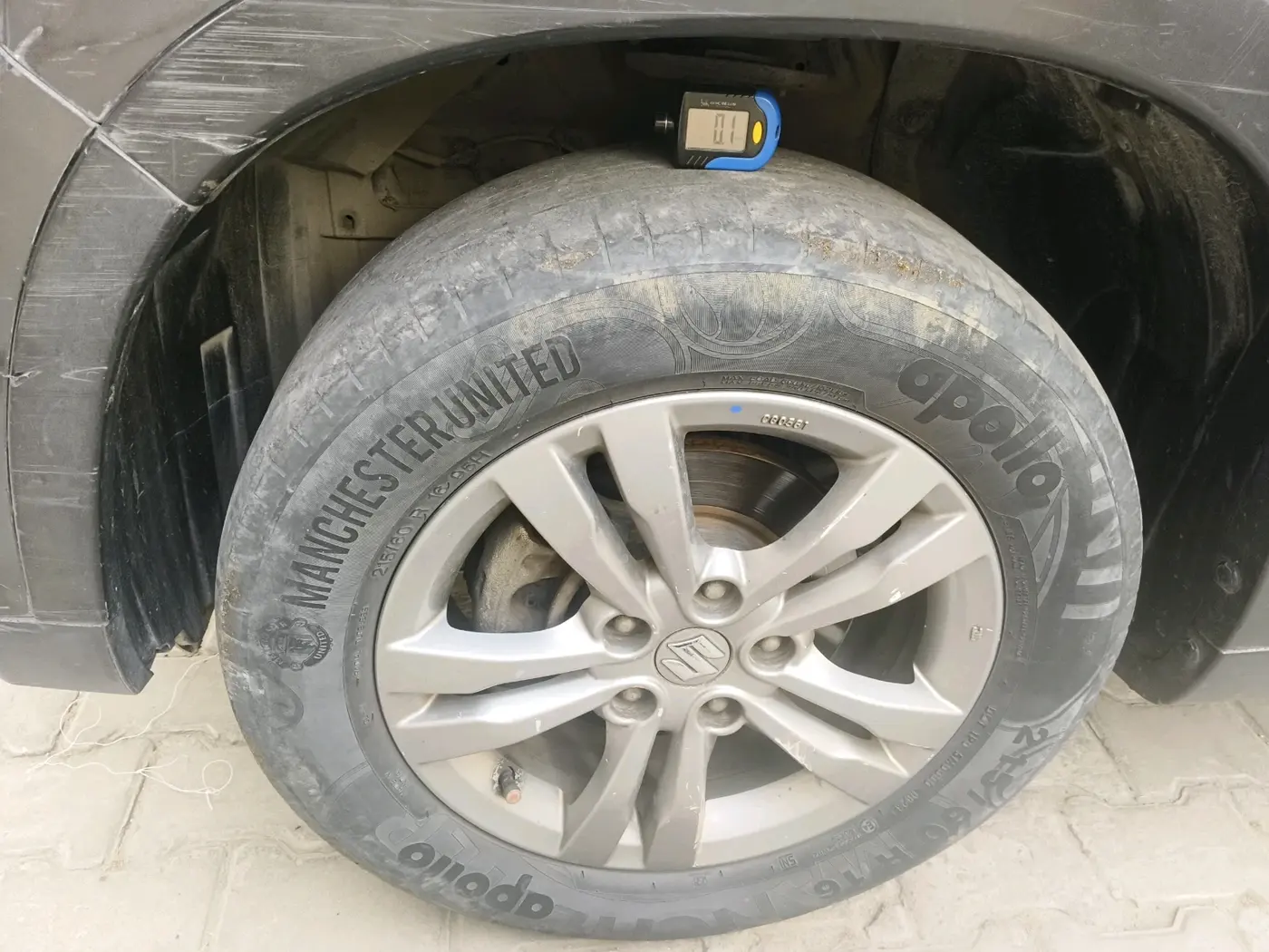 2017 Maruti Vitara Brezza ZDI PLUS, Diesel, Manual, 1,50,056 km, tyre