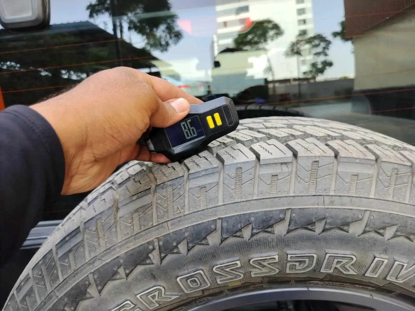 2022 Mahindra Thar LX D AT 4WD HT, Diesel, Automatic, 52,555 km, tyre