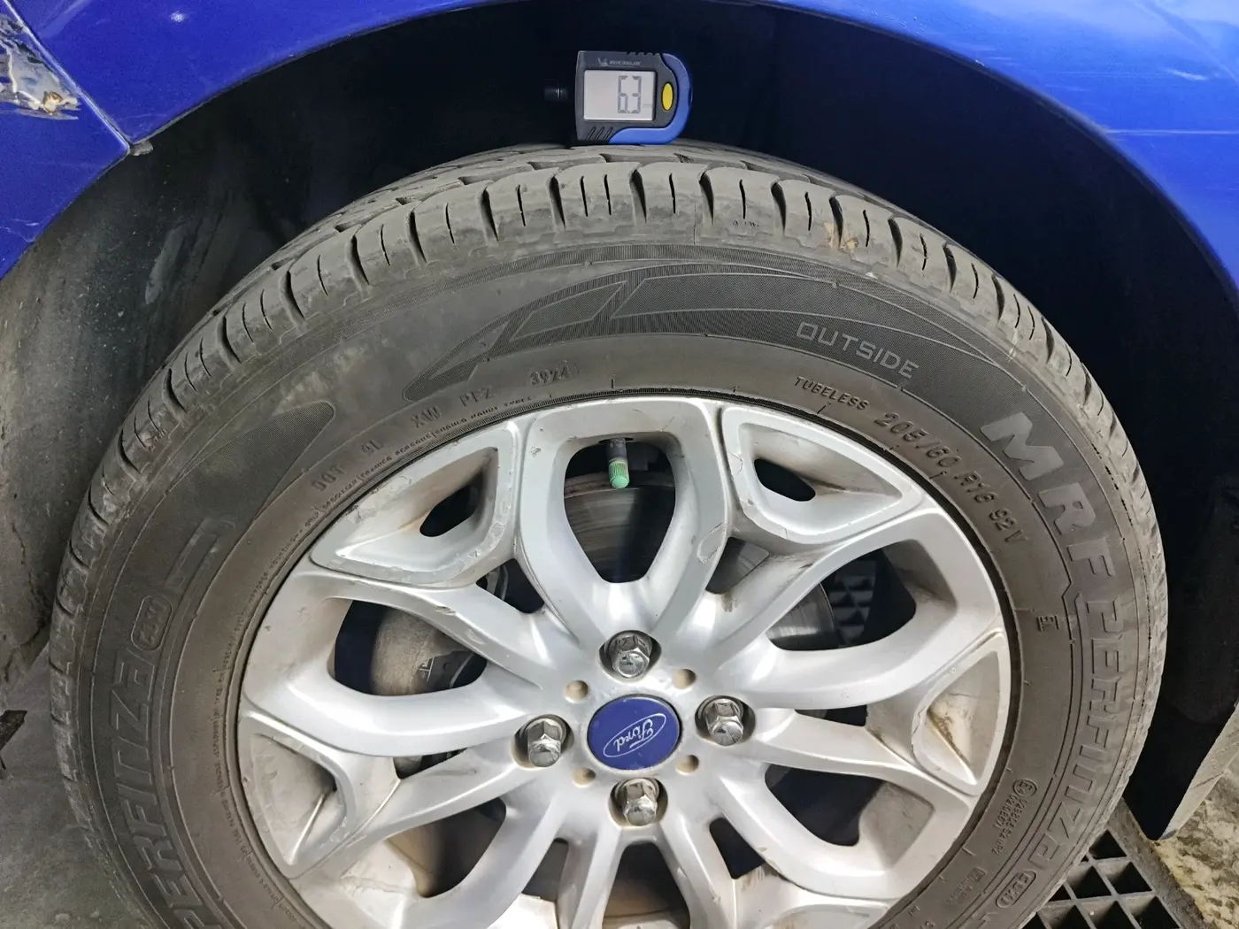 2015 Ford Ecosport TITANIUM 1.5L DIESEL, Diesel, Manual, 78,654 km, tyre