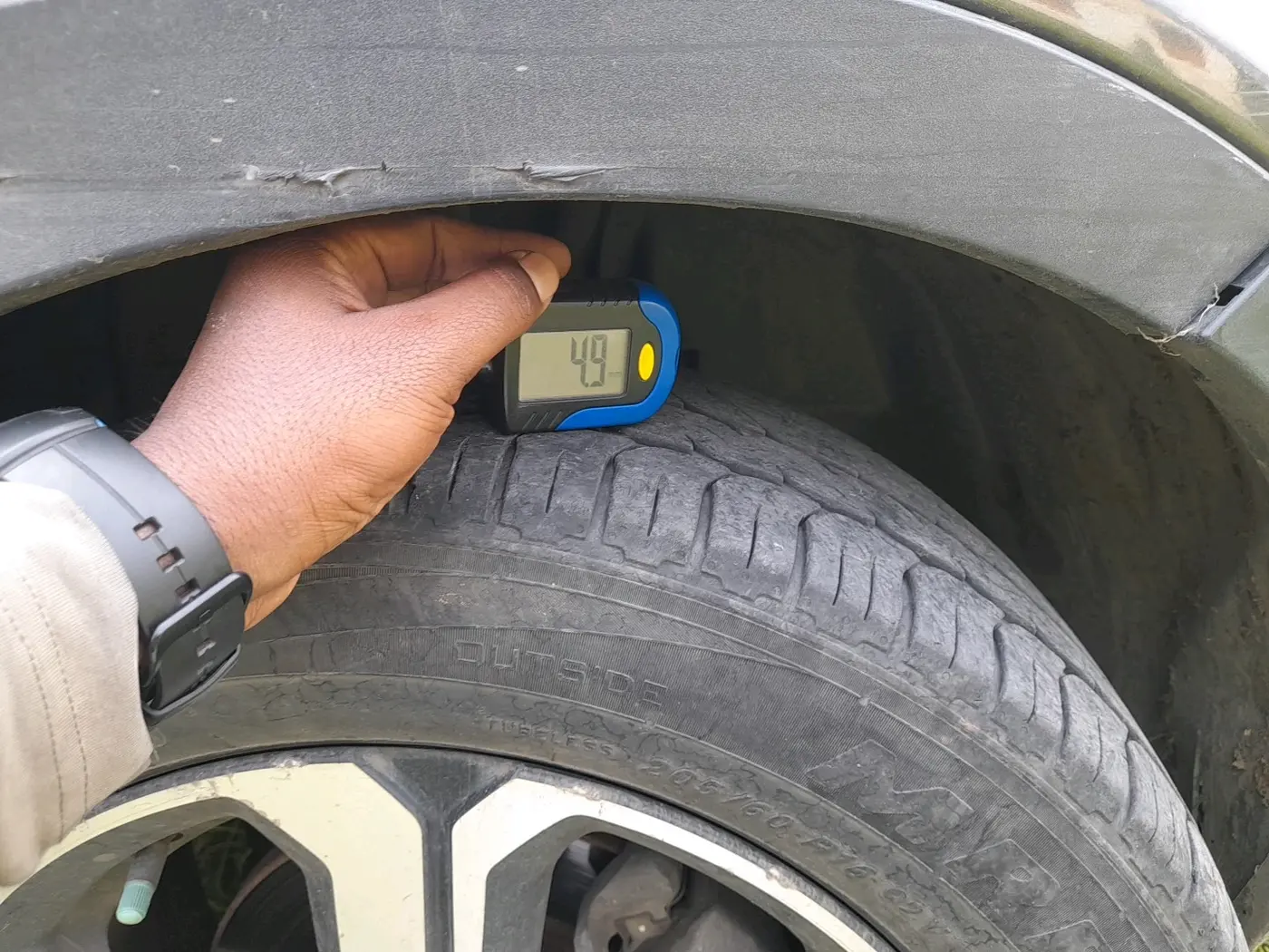 2021 Tata NEXON XM PLUS SUNROOF DIESEL, Diesel, Manual, 1,14,919 km, tyre