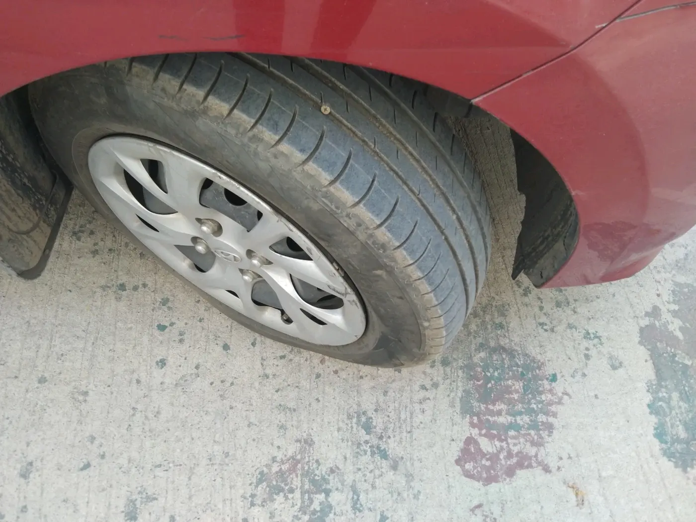 2019 Hyundai Grand i10 SPORTZ 1.2 KAPPA VTVT, CNG, Manual, 86,652 km, tyre